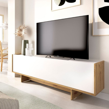Mueble bajo TV Ka Nordic Blanco 150 x 49,6 x 30 cm