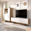 Salón modular Ka Nordic Blanco 231 x 137,7 x 30 cm
