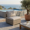 Sillón de Jardín Exterior - Marlene - Ratán Topo 74 x 68 x 86 cm