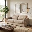 SOFÁ CAMA TAUPE DM-METAL SALÓN 194 X 104 X 88 CM
