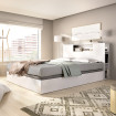 Cama con Canapé y Cabezal - Pack Ten - Blanco - Natural 157,2 x 96 x 213,4 cm