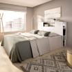 Cabezal de cama 135 / 150 cm - Ten - Blanco 157,2 x 96 x 23,4 cm
