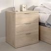 Mesita 3 cajones Rio Natural 42 x 56,8 x 34,2 cm