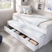 Cama Compacta 90x190 Pema Blanco 200 x 70 x 98 cm