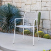 SILLA APILABLE MILOS BLANCO GRIS