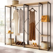 Armario Abierto Vestidor - Trok - Roble Negro 180 x 167 x 40,4 cm