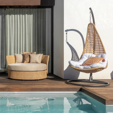 SILLA CON MÁSTIL NIVA RATÁN BEIGE
