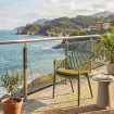 SILLA VERDE POLIPROPILENO EXTERIOR 55 X 61 X 80 CM