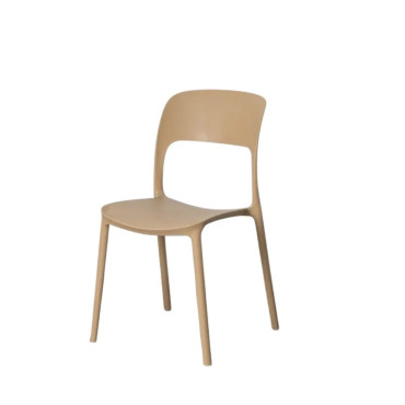 SILLA APILABLE CAQUI PP CONTRACT 58 X 41 X 82 CM