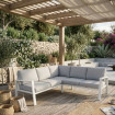 Rinconera de Terraza - Thais - Blanco 195 x 73,6 x 195 cm