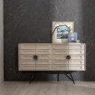 Aparador Decapado Madera Mango Maciza 152x41x92 cm