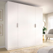 Armario 4 Puertas Batientes Emax - Blanco 182,1 x 203,5 x 51,4 cm