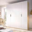 Armario 2 Puertas Correderas - Max - Blanco 180 x 200 x 60 cm