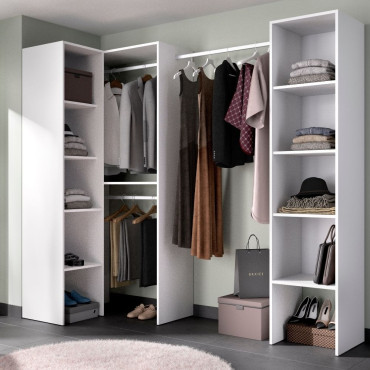 Vestidor Rincón Suit - Suit - Blanco 168-226 x 185 x 80 cm