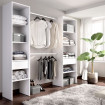 Vestidor adaptable Suit - Blanco 140-200 x 185 x 40 cm