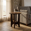 MESITA NATURAL MADERA DE MANGO 50 X 50 X 56 CM
