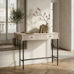 CONSOLA CREMA DM ENTRADA 90 X 35 X 75 CM