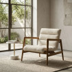 SILLÓN NATURAL TEJIDO-MADERA SALÓN 79 X 56 X 76 CM