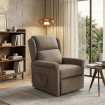 Sillón levantapersonas Kamba Power Lift tapizado Marrón 76 x 108 x 88 cm