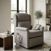 Sillón levantapersonas Kamba Power Lift tapizado Gris 76 x 108 x 88 cm