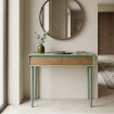 CONSOLA VERDE DM ENTRADA 90 X 35 X 75 CM