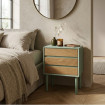 MESITA VERDE DM DORMITORIO 50 X 35 X 62,50 CM
