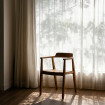 SILLA NATURAL MADERA 58,50 X 59 X 76 CM