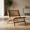 BUTACA NATURAL MADERA 60 X 93 X 63,50 CM