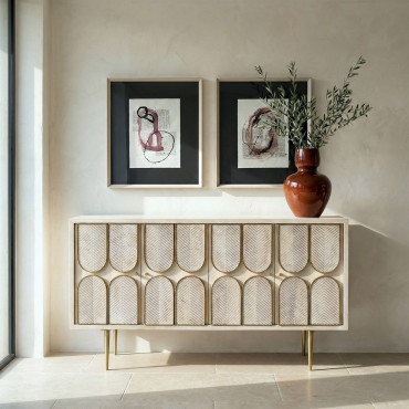 APARADOR MADERA DE MANGO SALÓN 152 X 41 X 83,50 CM