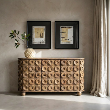 APARADOR MADERA DE MANGO SALÓN 147 X 42 X 76 CM