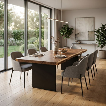 Mesa Comedor Suar Patas Cruzadas 300 cm