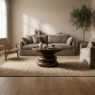 MESITA MARRÓN MADERA DE MANGO SALÓN 60 X 60 X 41 CM