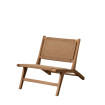 BUTACA NATURAL MADERA 60 X 93 X 64 CM