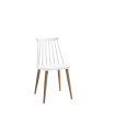 Silla de cocina Nova Blanco - Natural 42 x 78 x 45 cm