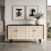 APARADOR MADERA RECICLADA SALÓN 160 X 45 X 80 CM