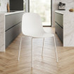 Silla apilable Luna Blanca 50 x 85 x 52 cm