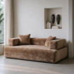 SOFÁ BEIGE TEJIDO SALÓN 200 X 100 X 64 CM