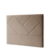 Cabecero de cama tapizado Europa tela beige - 150 x 120 x 6 cm