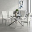 Mesa de comedor redonda Delia 110 x 73 x 110 cm
