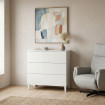 Cómoda sin tirador Loft Blanco Brillo