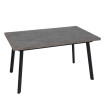 Mesa de comedor extensible Gris Pax 138 x76 x  85 cm