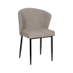 Silla tapizada colección UrbanLine Gris- Negro para salón y hostelería 59 x 80 x 55 cm