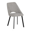 Silla de salón tapizada Gris Bilbao 48 x 85 x 61 cm