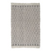 Alfombra Blanco-Negro Tejido Decoración 200 X 300 Cm