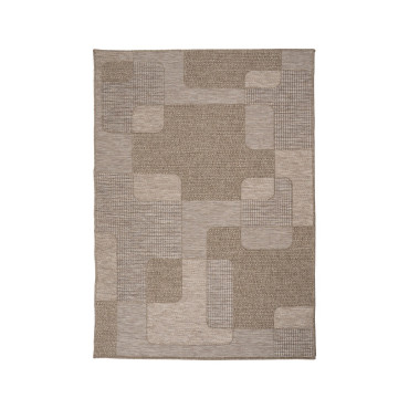 Alfombra Marrón Polipropileno 160 X 230 Cm