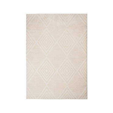 Alfombra Beige 60%Poliéster- 40% Jute 160 X 230 Cm