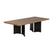 Mesa de centro de madera e hierro Madera de mango 150 x 70 x 43 cm