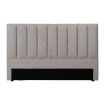 Cabecero Gris Tejido Dormitorio 160 X 8 X 100 Cm