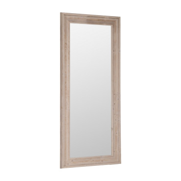 ESPEJO BLANCO MADERA DECORACIÓN 78 X 5,80 X 179 CM