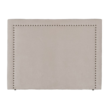 Cabecero Crema Tejido Dormitorio 165 X 7 X 125 Cm